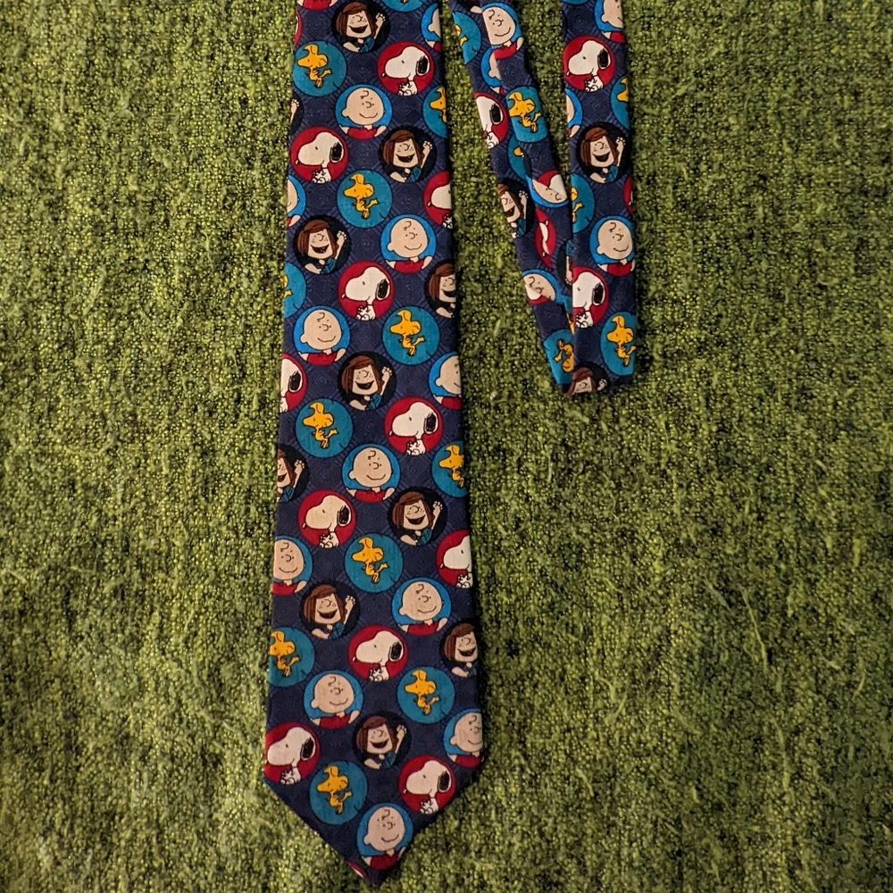 Neck Tie - Charlie Brown And Gang (peanuts) - Circle Of Friends - Made in USA